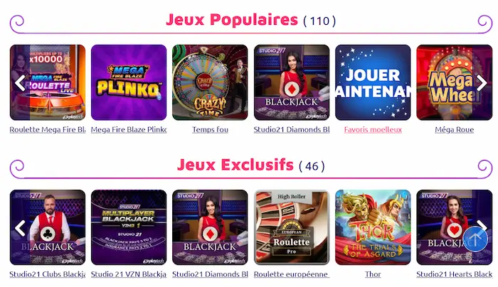 Spin Genie Casino Jeux